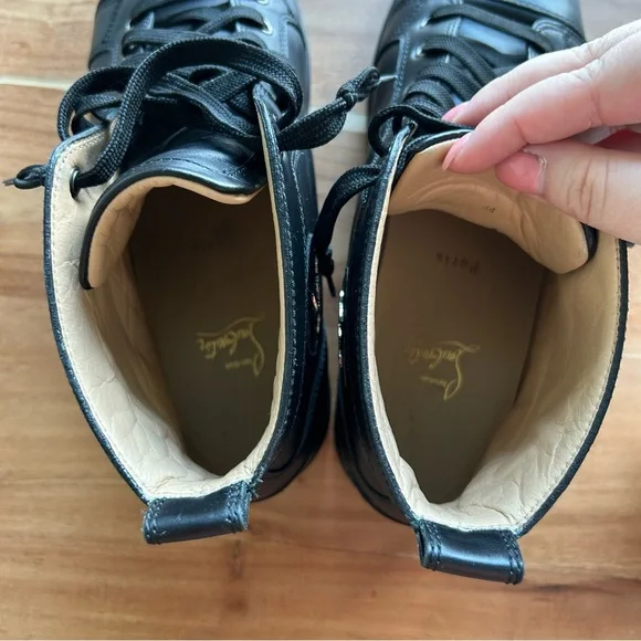 Christian Louboutin Black and Red Sneakers - Picture 11 of 11